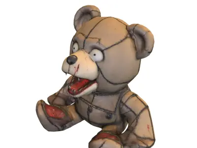 Creepy Teddy Bear 3D model