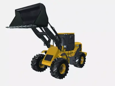 JCB Wheeled Loader 3D model