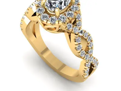 3D CAD NJ-1551-Ring 3D print model