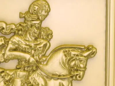 Shapur I  the Shadow of History on Eternal Stone 3D model