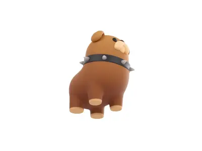 Dog Character 05 3D model