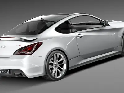 Hyundai Genesis Coupe 2013 3D model