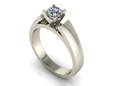 Women ring 3dm stl render detail 3D print model 33