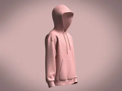 Adidas Stadium Fleece Badge of Sport Hoodie 3D model