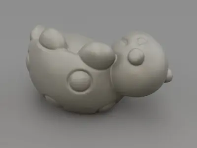 Ceramic Ladybug 3D print model