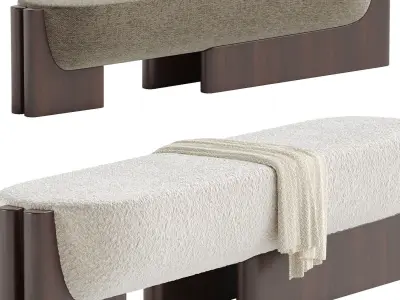TOULOUSE BENCH 3D model