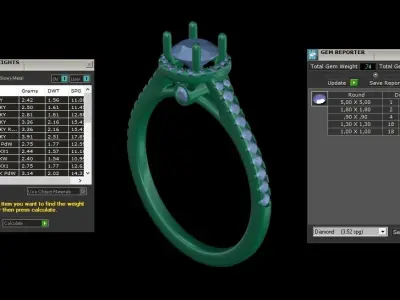 ring code 201 3D print model
