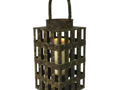 Glass Floor Lantern 3D model