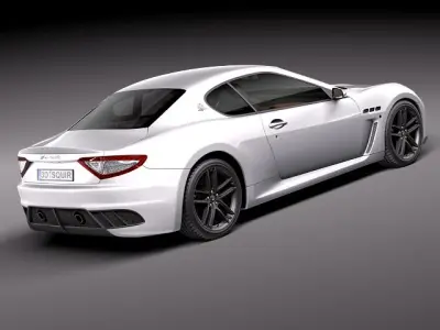 Maserati GranTurismo MC Stradale 2012 3D Model 3D model