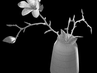 Decorative set 002  3D model