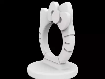 Hello Kitty Cup Holder 3D Print Model 3D print model