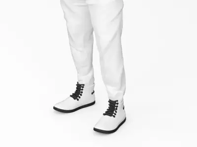 Stig model two people in race suit 3D model