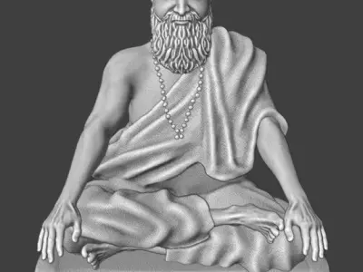 Indian Baba - 3DP Ready 3D print model