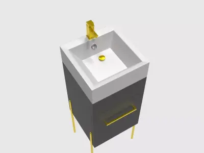 Premium Sink 3D model By Iammdshanto Free 3D model