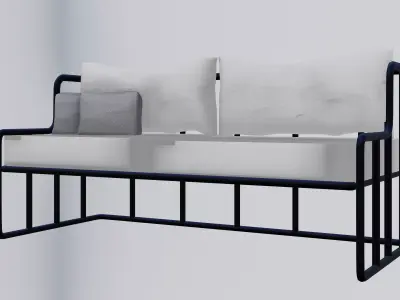 MODERN COUCH 3D model