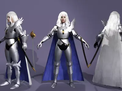 Realistic Griffith 3D Model  Next-Gen Quality  UE Engine Ready 3D model