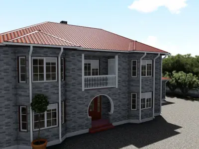 modern house 3D model