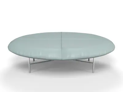 Leather Foot Stool 3D model