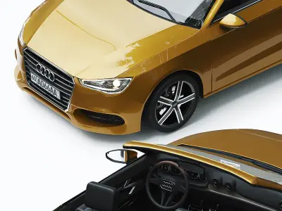 Audi C3 cabriolet 3D model