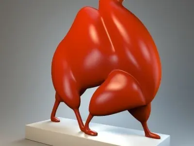 Sculpture Ship of the Desert P 3D print model