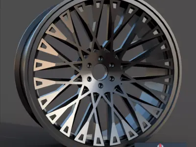 CAR WHEEL 010 3D model