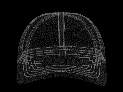 Baseball Hat 3d Model 3D model
