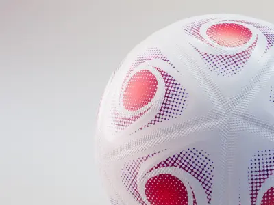 Modern Soccer Football Ball 3D model