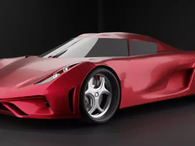 Koeningsegg Regera 3D Model 3D model