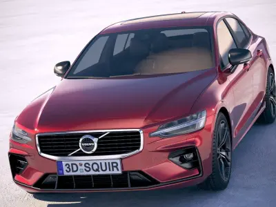 Volvo S60 R-design 2019 3D model