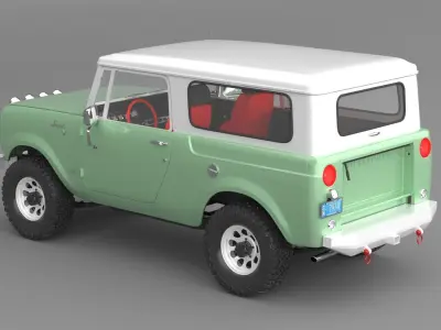 1967 International Harvester Scout 800 Custom 3D model