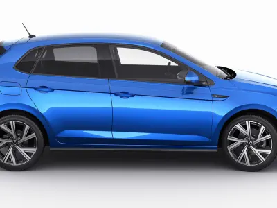 VW Polo 2022 3D model