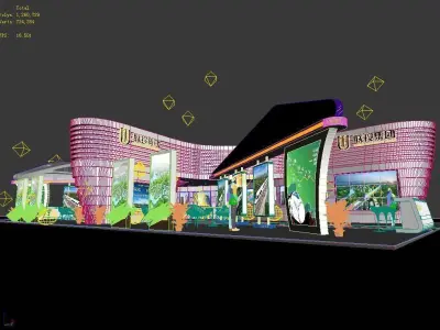 Exhibition - Area - 26X13-3DMAX2009-019 3D model
