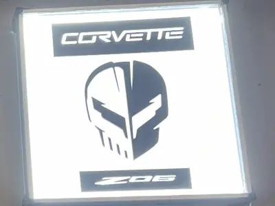 C8 Garage Art 3D print model