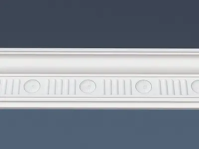Decorative Crown Molding 3D model 20