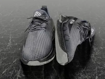 COLUMBIA 3D SHOES Low-poly 3D model