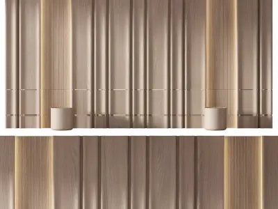 Decorative V52 Wall Panels 3D model