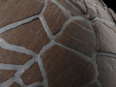 Pavement Materials 95- Sbsar Pbr 4k Seamless Texture