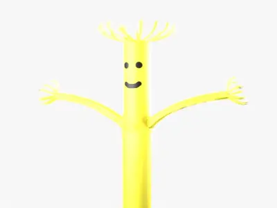 Sky Dancer Animation 3D model