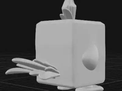 ice bird angry birds 3D print model