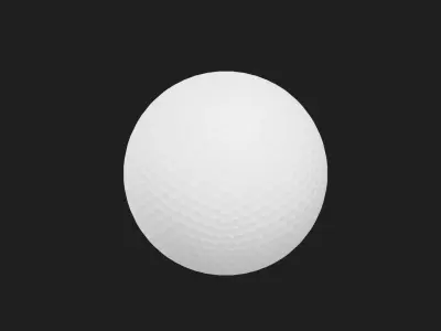 golf ball 3D model 19