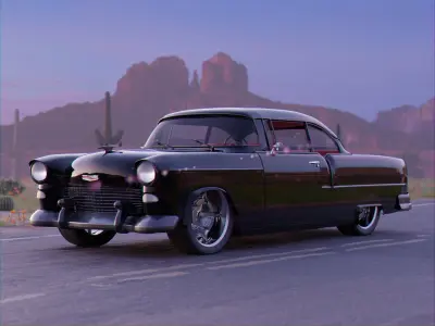 1955 Chevrolet Bel Air Exterior 3D model
