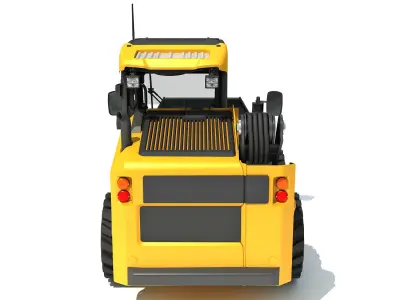 Skid Steer Loader Pallet Fork 3D model