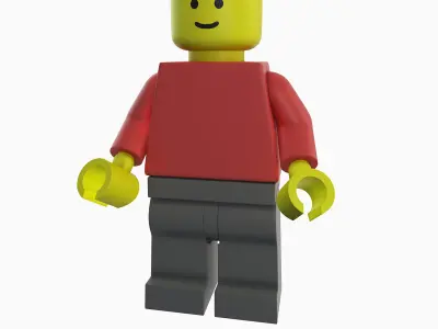 Lego Minifig 3D model