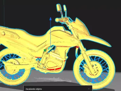 Moto SCRAMBLER HAOJUE 3D print model