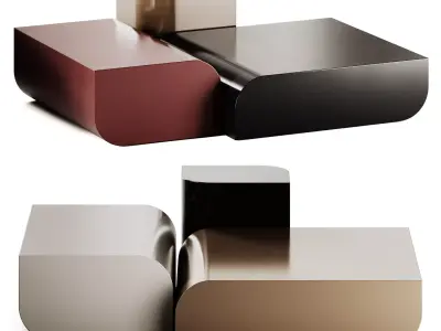 Tom Coffee Tables by Frigerio  3D model