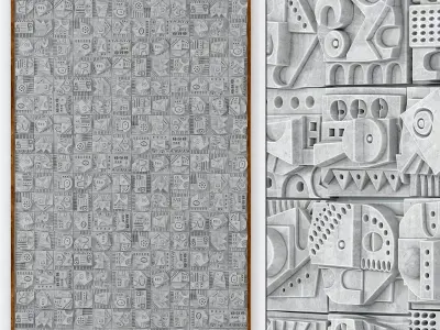 Stone decor n122 3D model