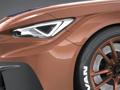 Seat Leon Cupra Competicion 2020 3D model