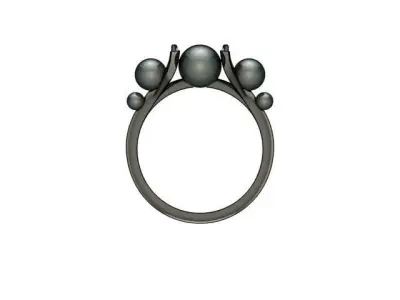 Pearl Ring  - P400 Free 3D print model