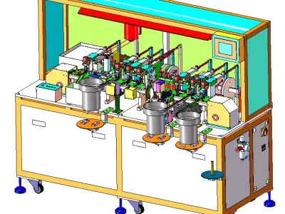 Cam assembly machine 3D model