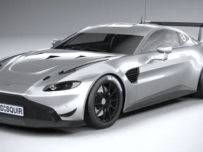 Aston Martin Vantage GT8R 2021 3D model